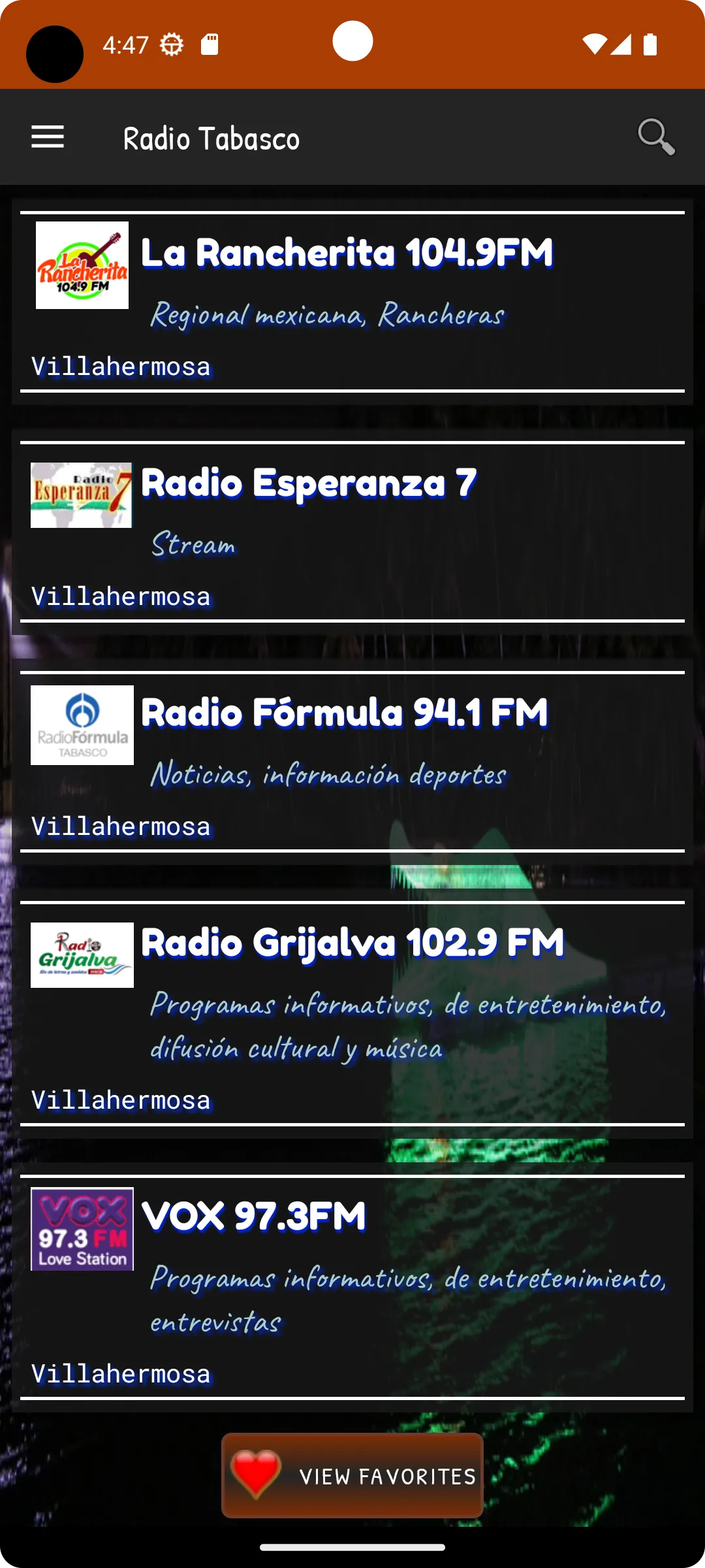 Radio Tabasco Mexico + Music | Indus Appstore | Screenshot