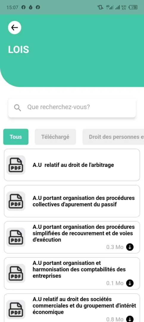 Le Juriste Ivoirien (LJI) | Indus Appstore | Screenshot