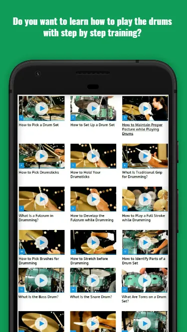 Drum Lessons Guide | Indus Appstore | Screenshot