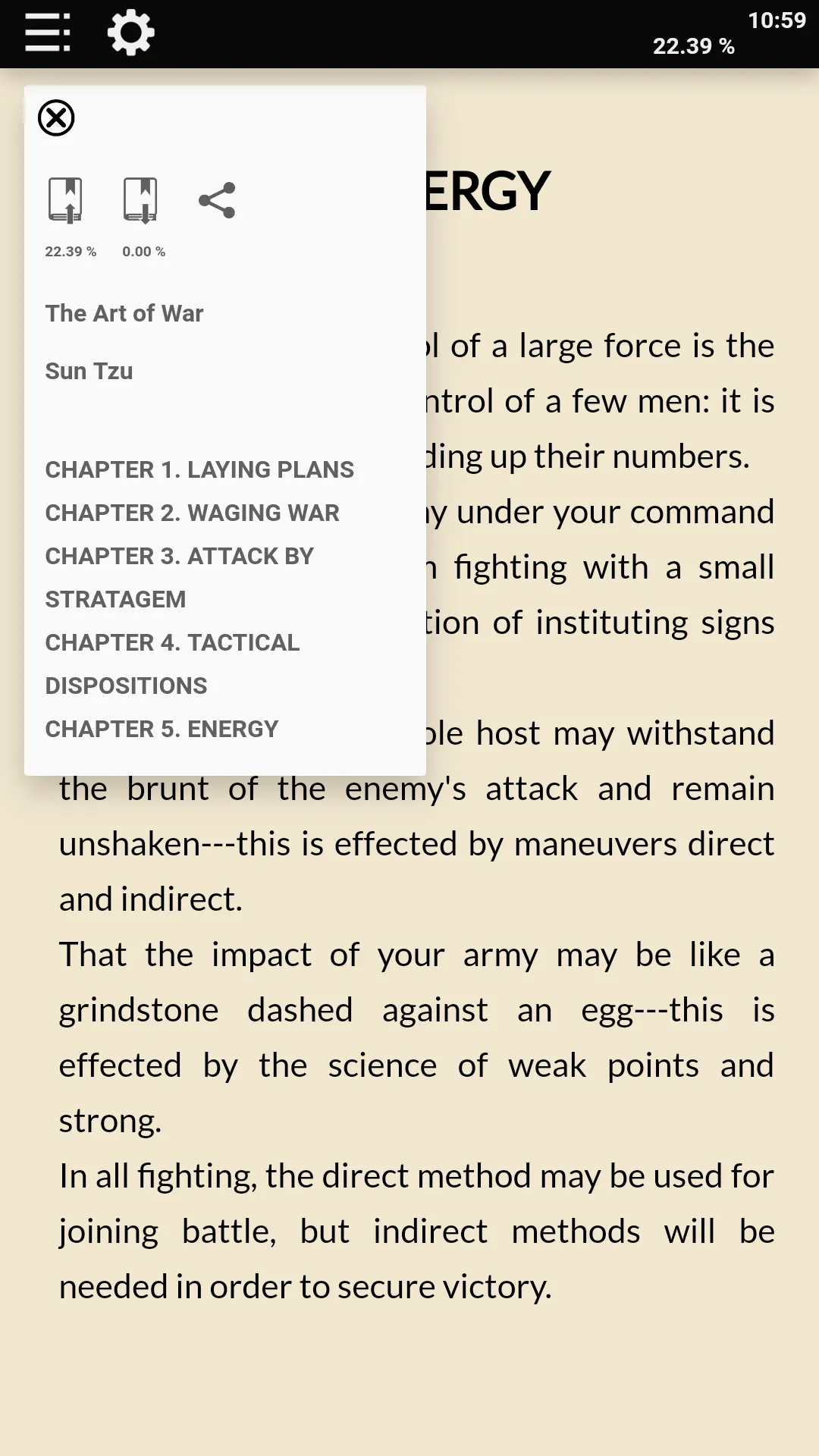 The Art of War by Sun Tzu | Indus Appstore | Screenshot