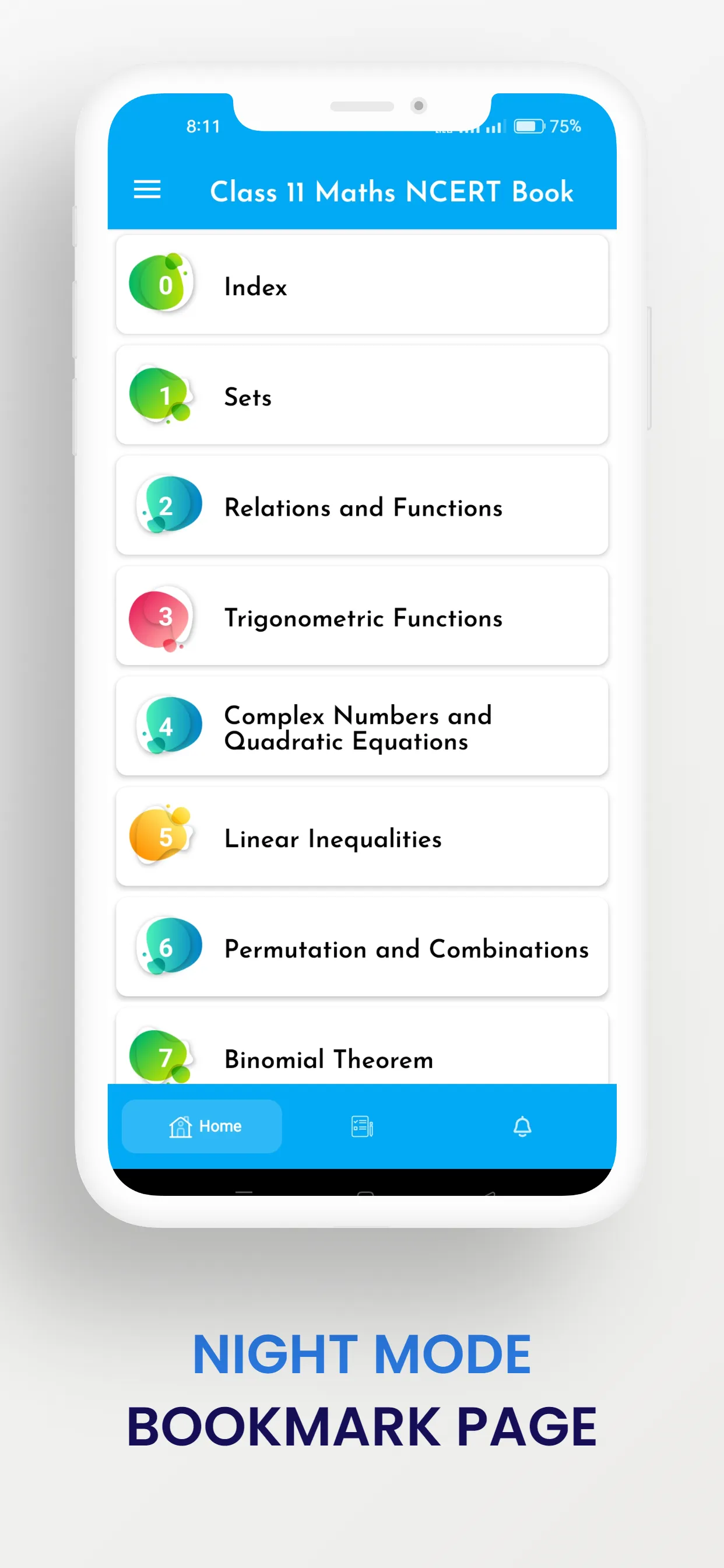 Class 11 Maths NCERT Book | Indus Appstore | Screenshot