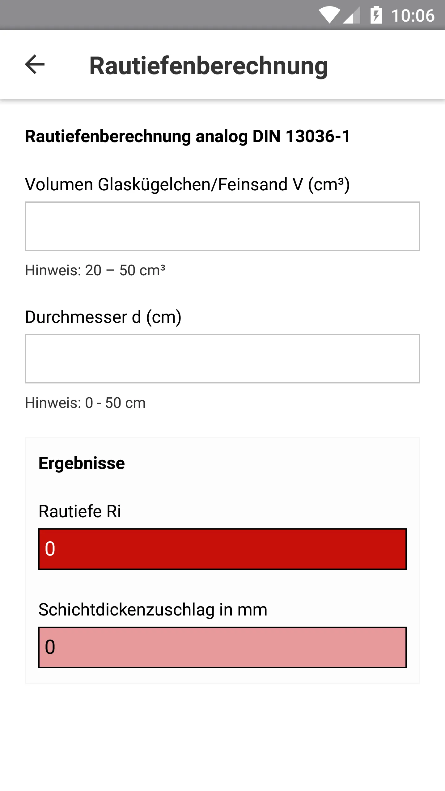 Epoxy-Bodenbeschichtungskalkul | Indus Appstore | Screenshot