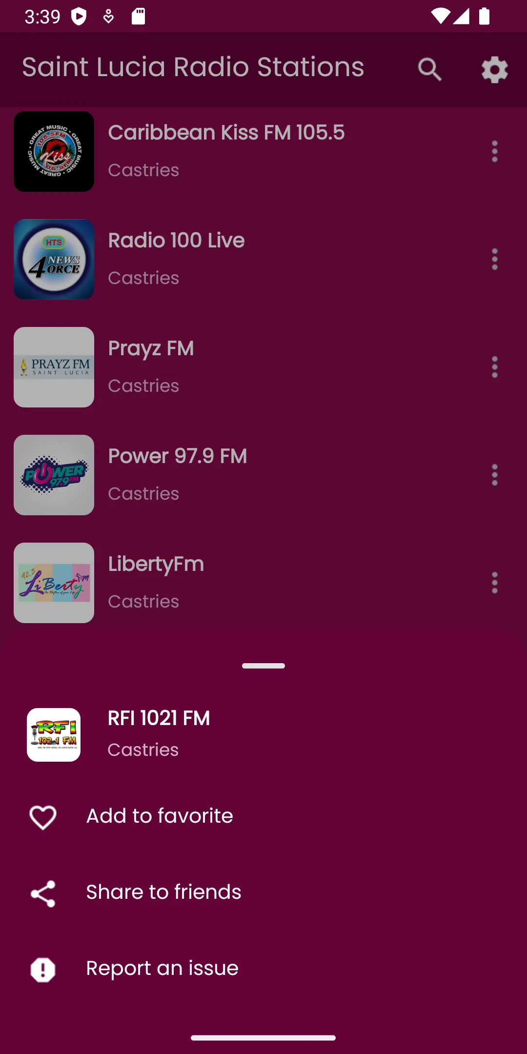 Saint Lucia Radio Stations | Indus Appstore | Screenshot