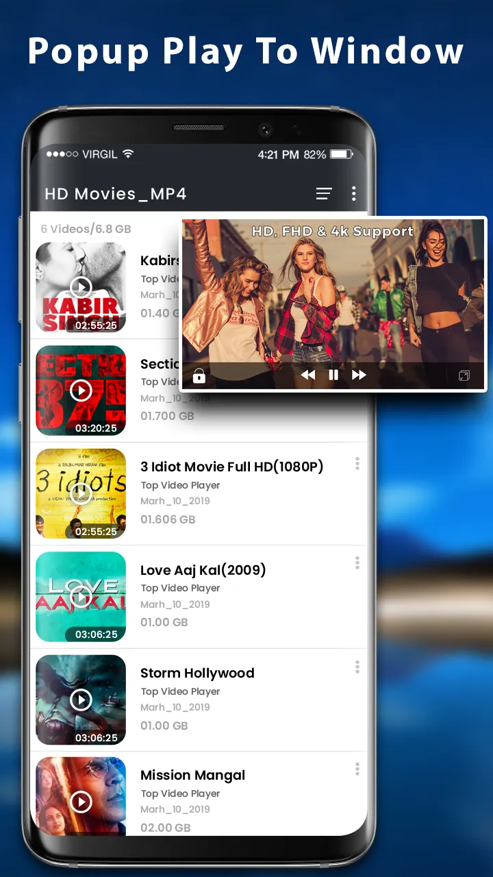 Video Player - MP4 Player | Indus Appstore | Screenshot