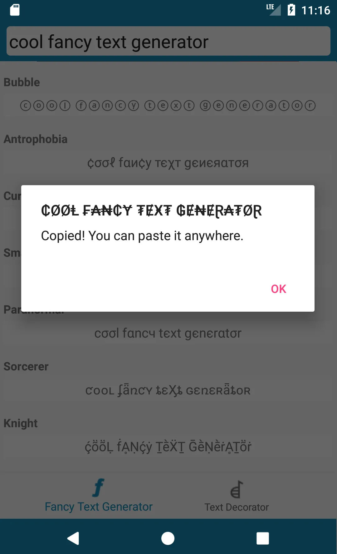 Font Generator | Indus Appstore | Screenshot