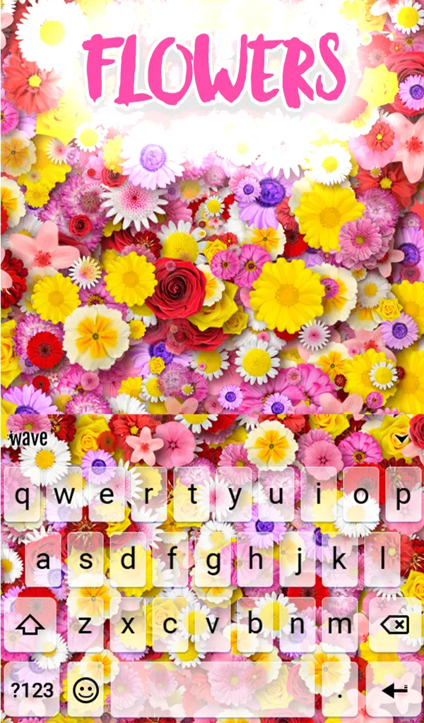 Flowers Keyboard & Wallpaper | Indus Appstore | Screenshot