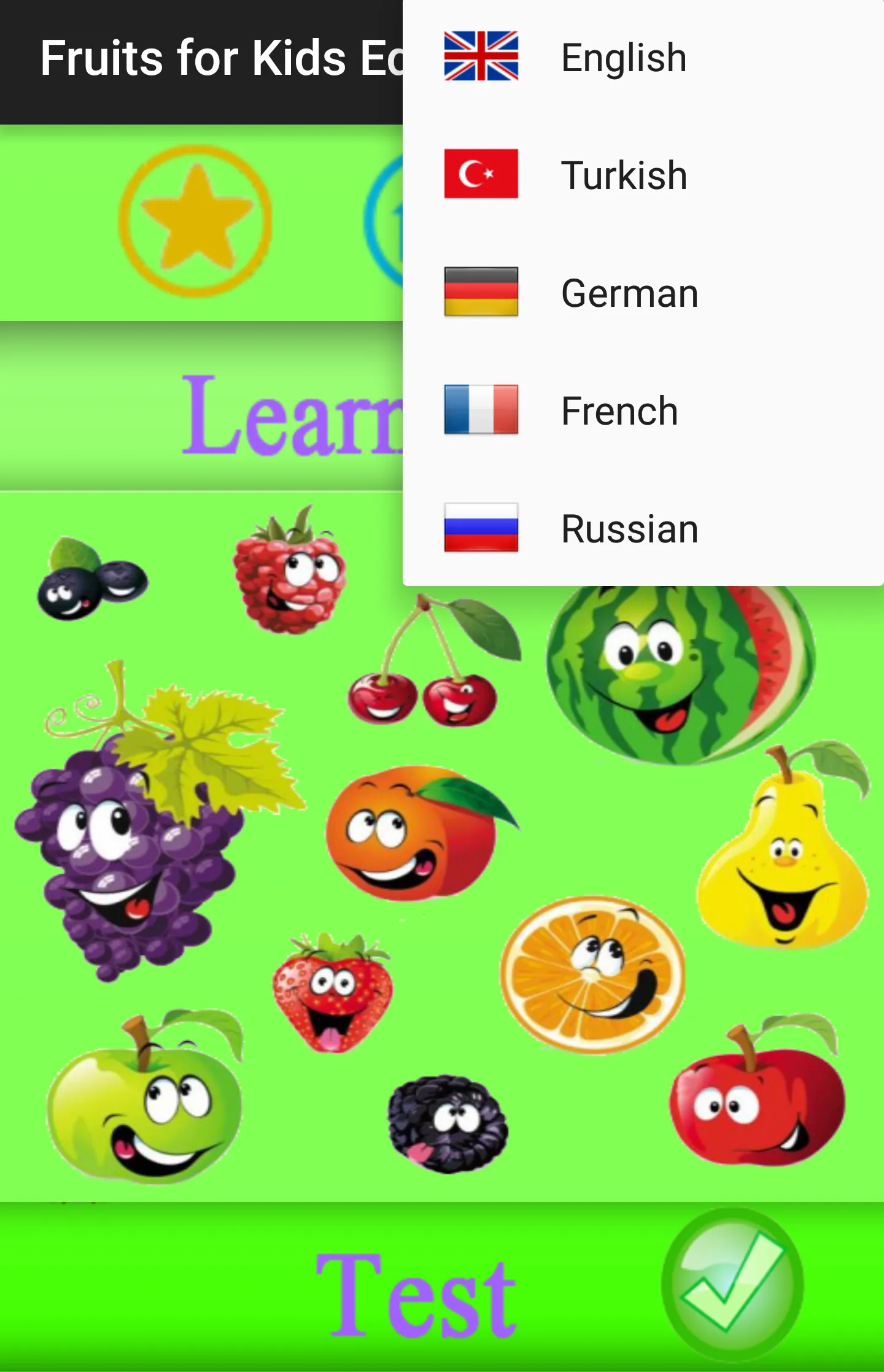 Fruits for Kids Education | Indus Appstore | Screenshot