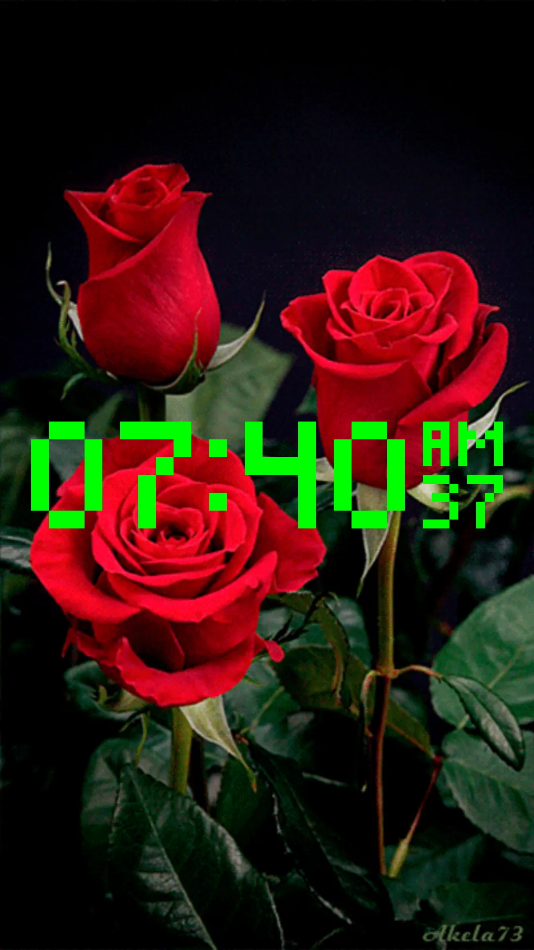 Animated Digital Clock-7 | Indus Appstore | Screenshot