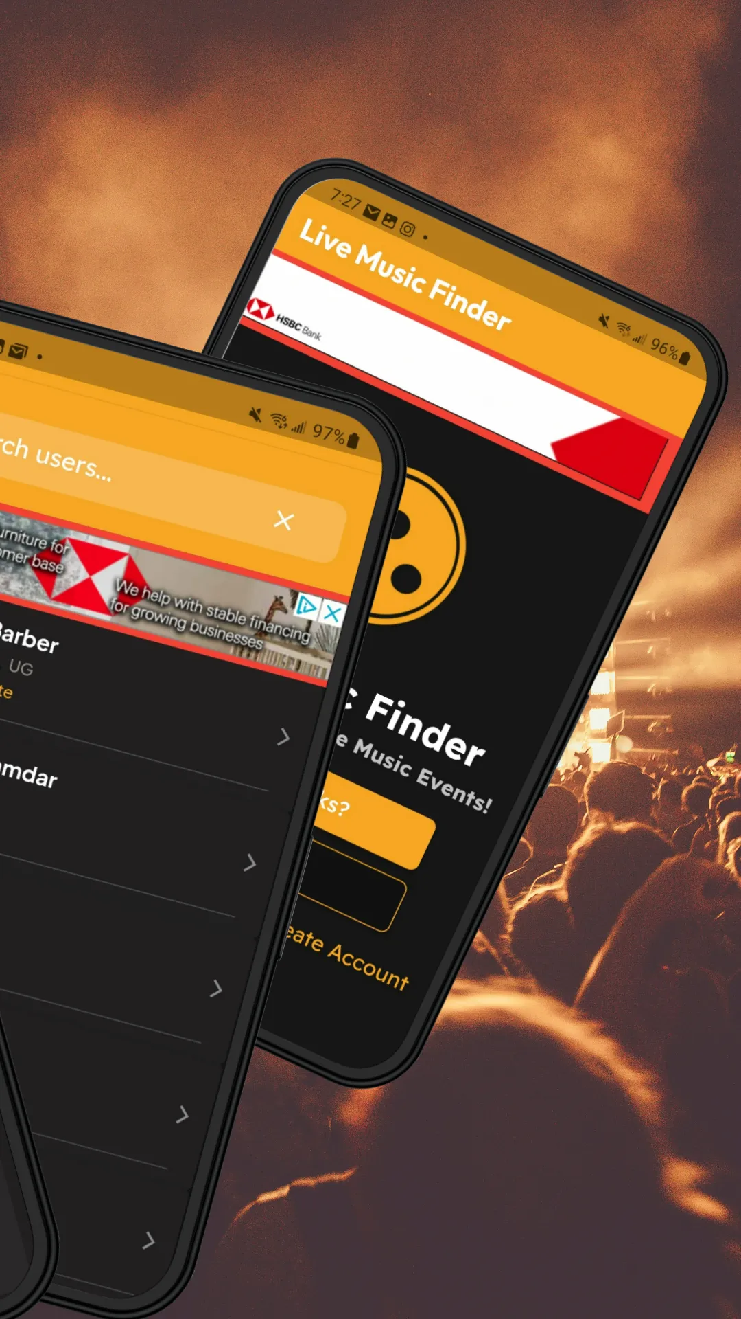 Live Music Finder | Indus Appstore | Screenshot