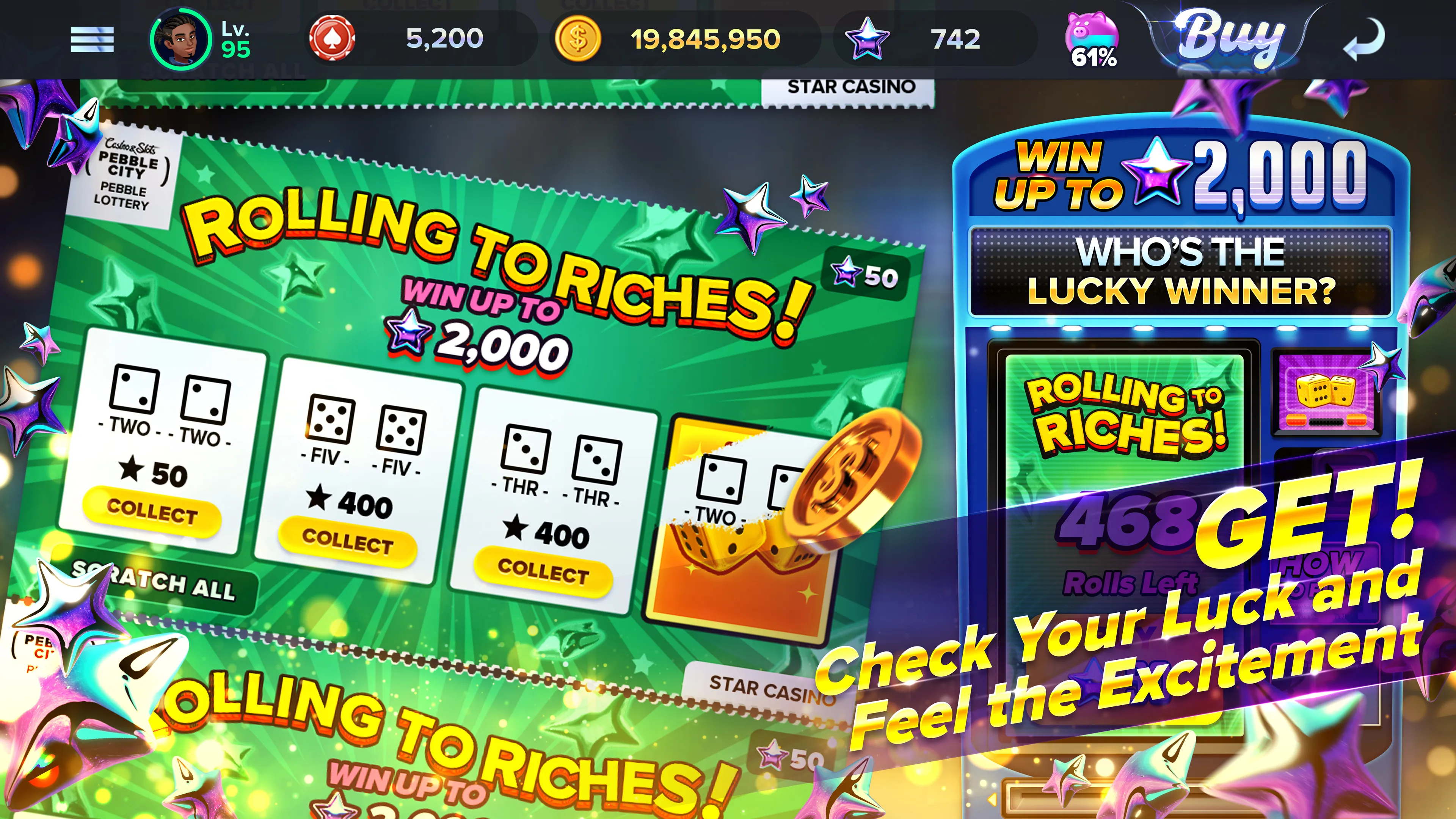 Pebble City - Casino Slots | Indus Appstore | Screenshot