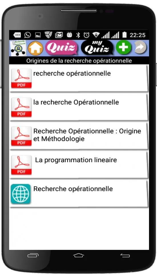 Cours Recherche opérationnelle | Indus Appstore | Screenshot