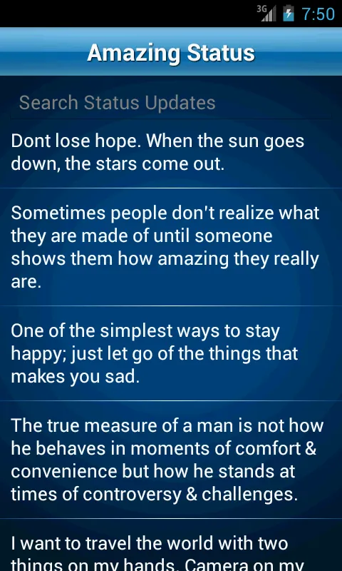 Status Quotes Collection | Indus Appstore | Screenshot