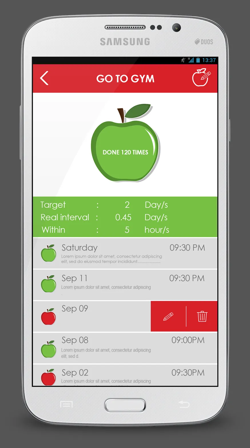 Apple A Day Productivity App | Indus Appstore | Screenshot