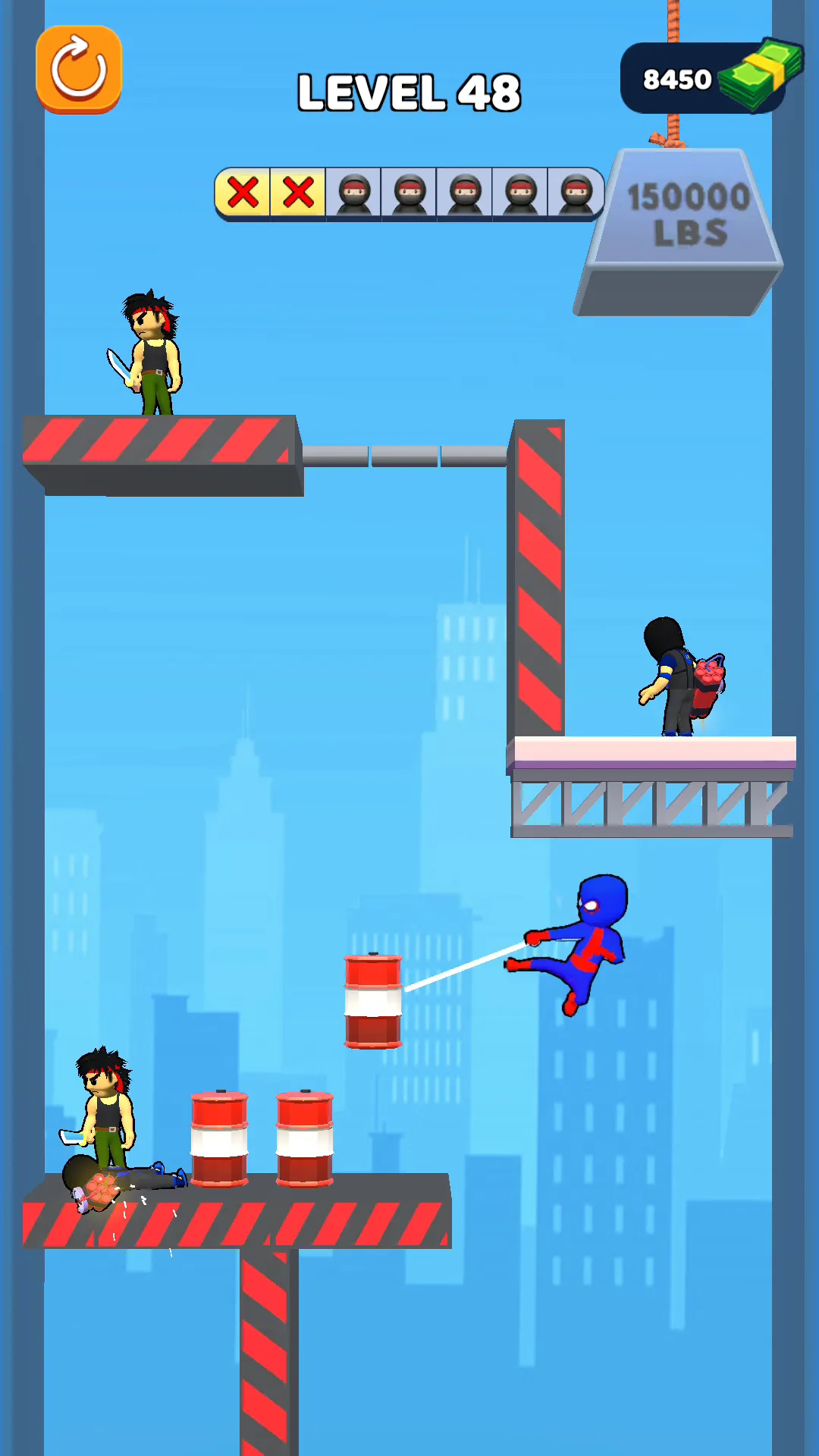 Web Shooter Hero Swing Fight | Indus Appstore | Screenshot