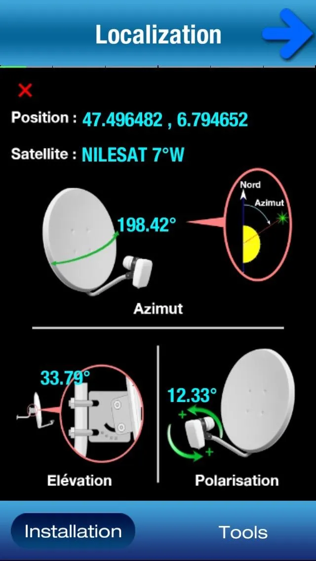 Dish Install, Pointer & Align | Indus Appstore | Screenshot