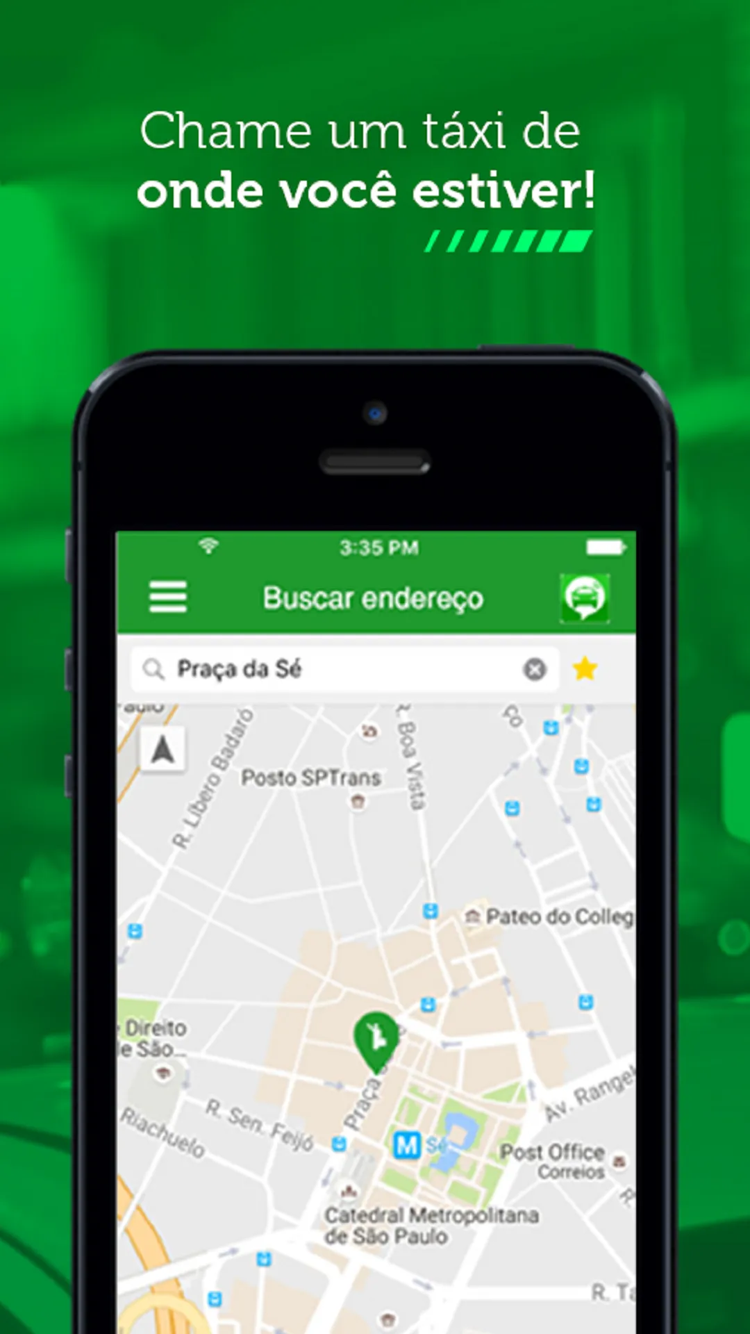 Central Táxi Verde Branco | Indus Appstore | Screenshot