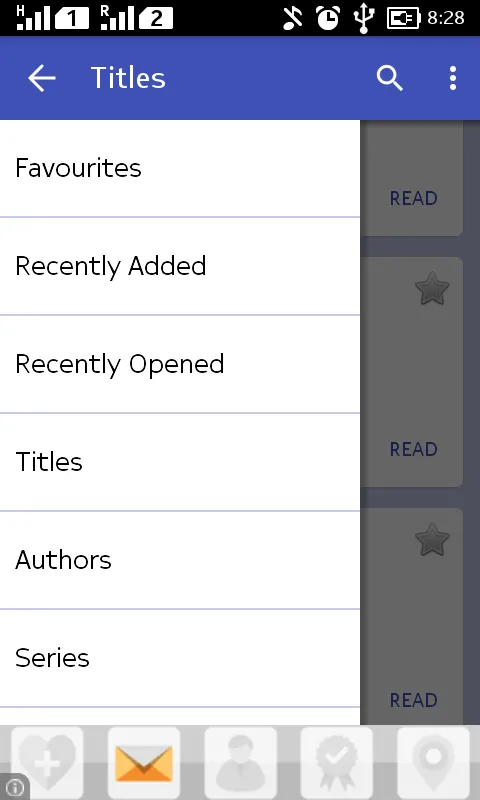 FBReader Bookshelf | Indus Appstore | Screenshot