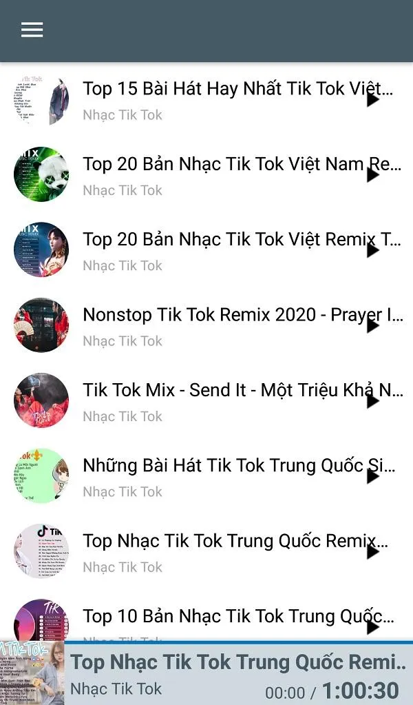 Nhạc tổng hợp trên tik tok | Indus Appstore | Screenshot