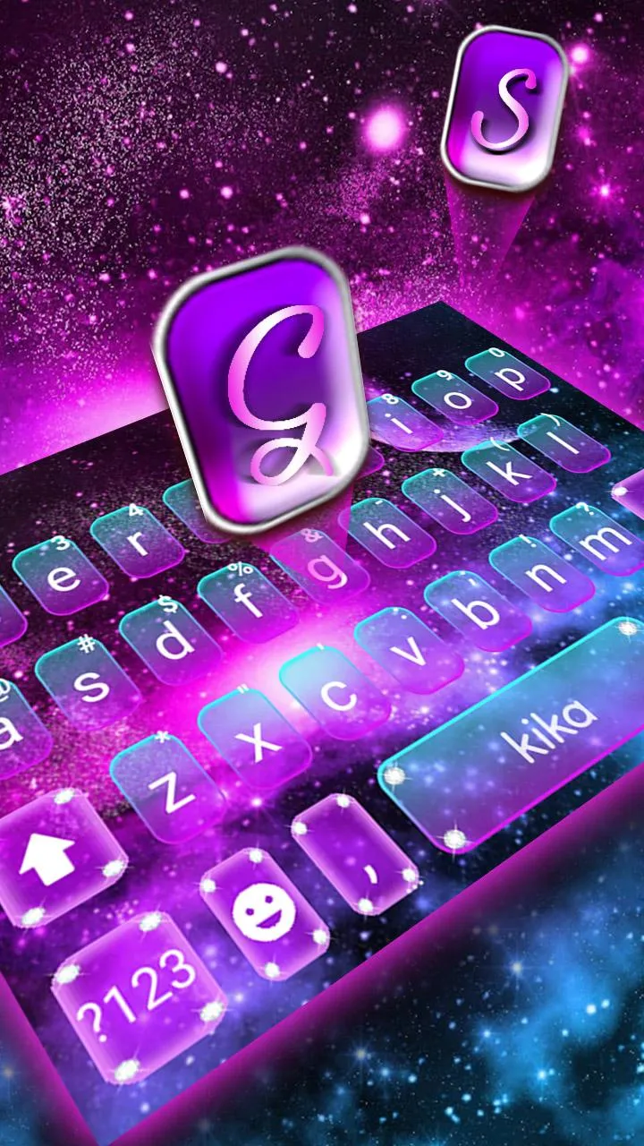 Fantasy Galaxy Keyboard Theme | Indus Appstore | Screenshot