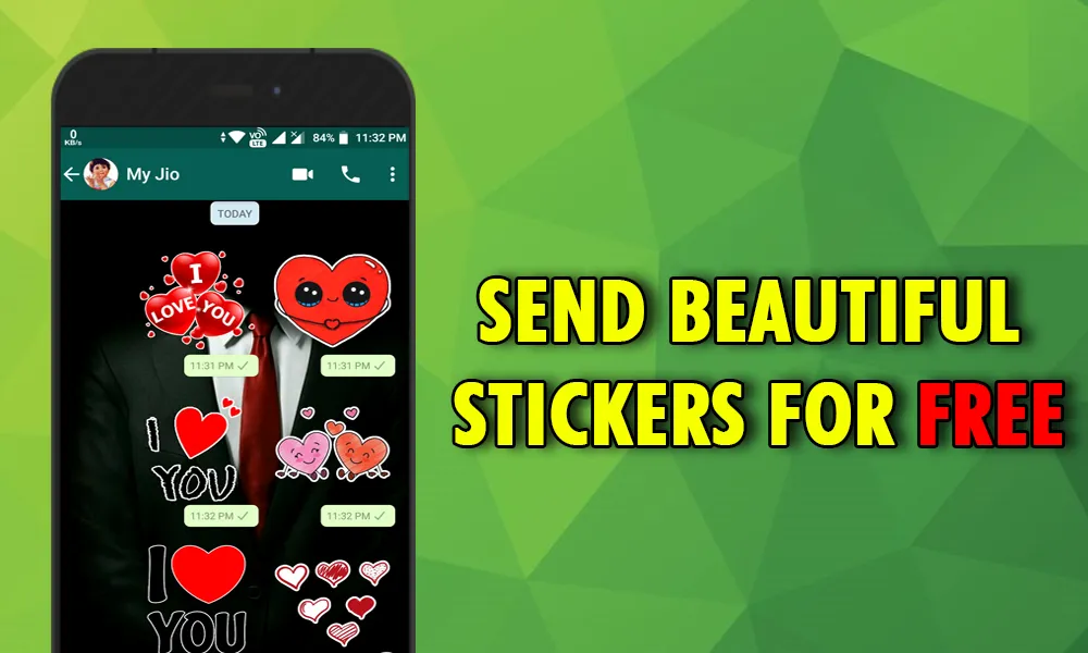 Love Stickers : WAStickersApp | Indus Appstore | Screenshot