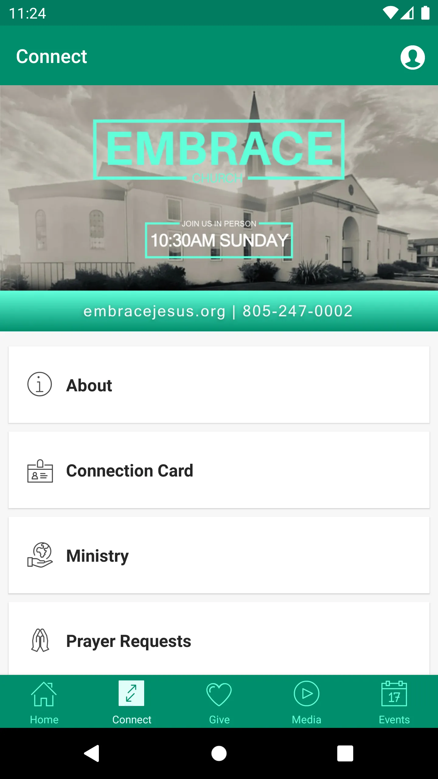 Embrace Church: Simply Jesus | Indus Appstore | Screenshot