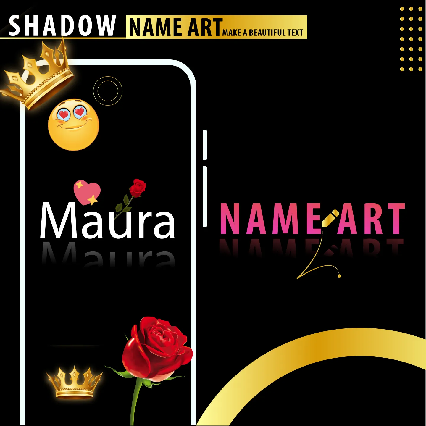 Shadow Name Art Photo Editor | Indus Appstore | Screenshot