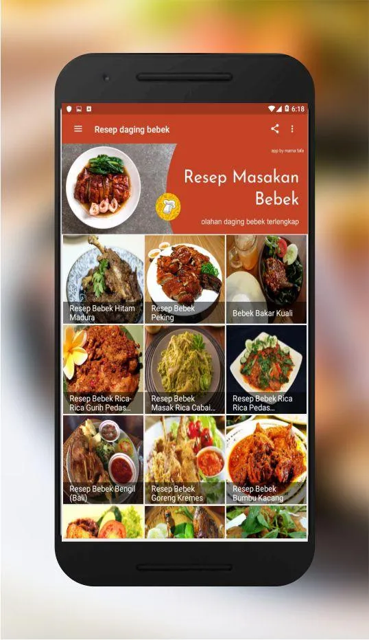 resep masakan bebek | Indus Appstore | Screenshot