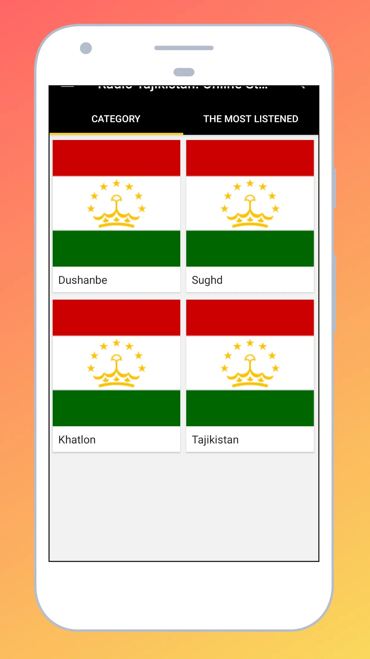 Radio Tajikistan: Radio Online | Indus Appstore | Screenshot