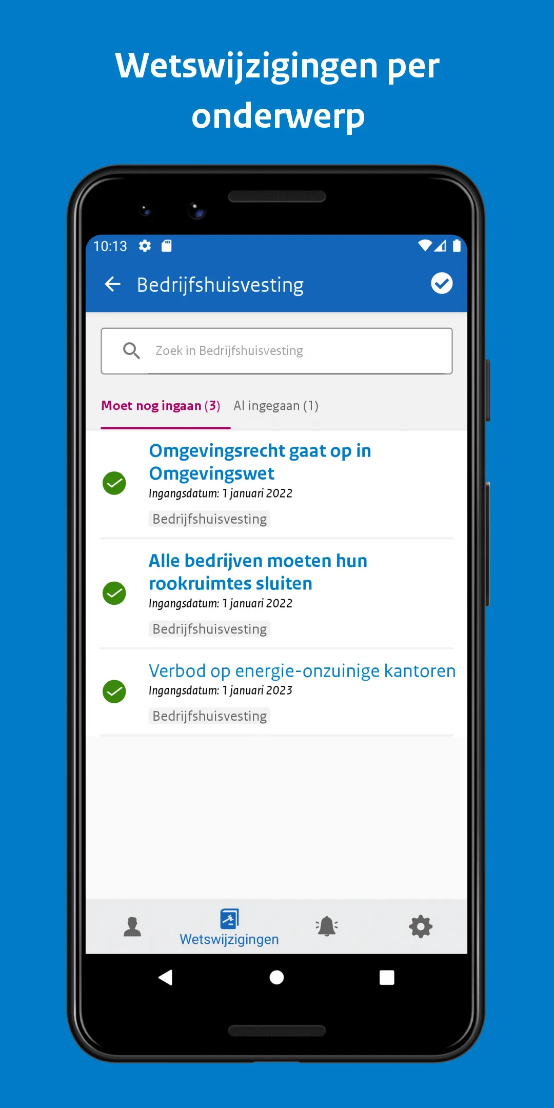 Nieuwe Wetten | Indus Appstore | Screenshot