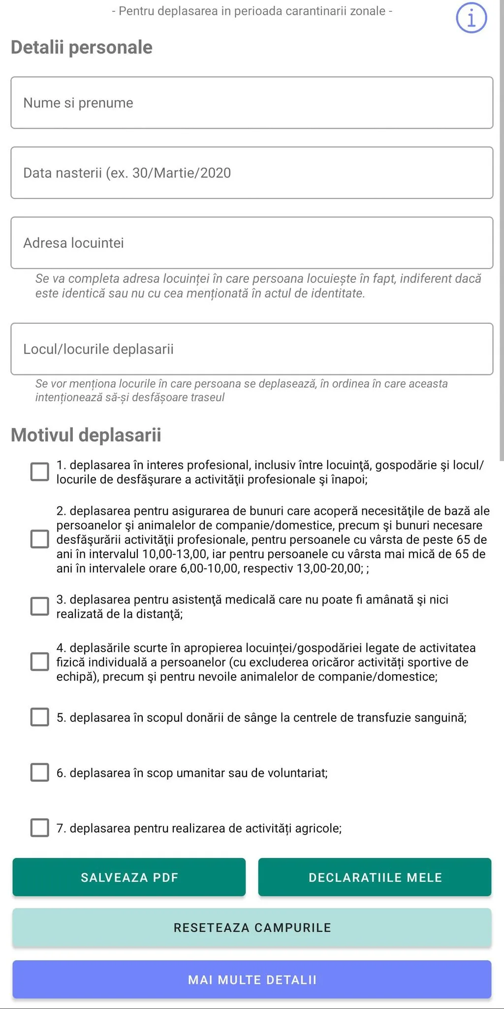 Declaraţie Propria Răspundere | Indus Appstore | Screenshot