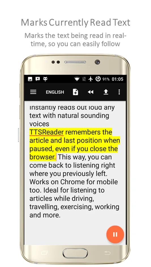 TTSReader Pro - Text To Speech | Indus Appstore | Screenshot