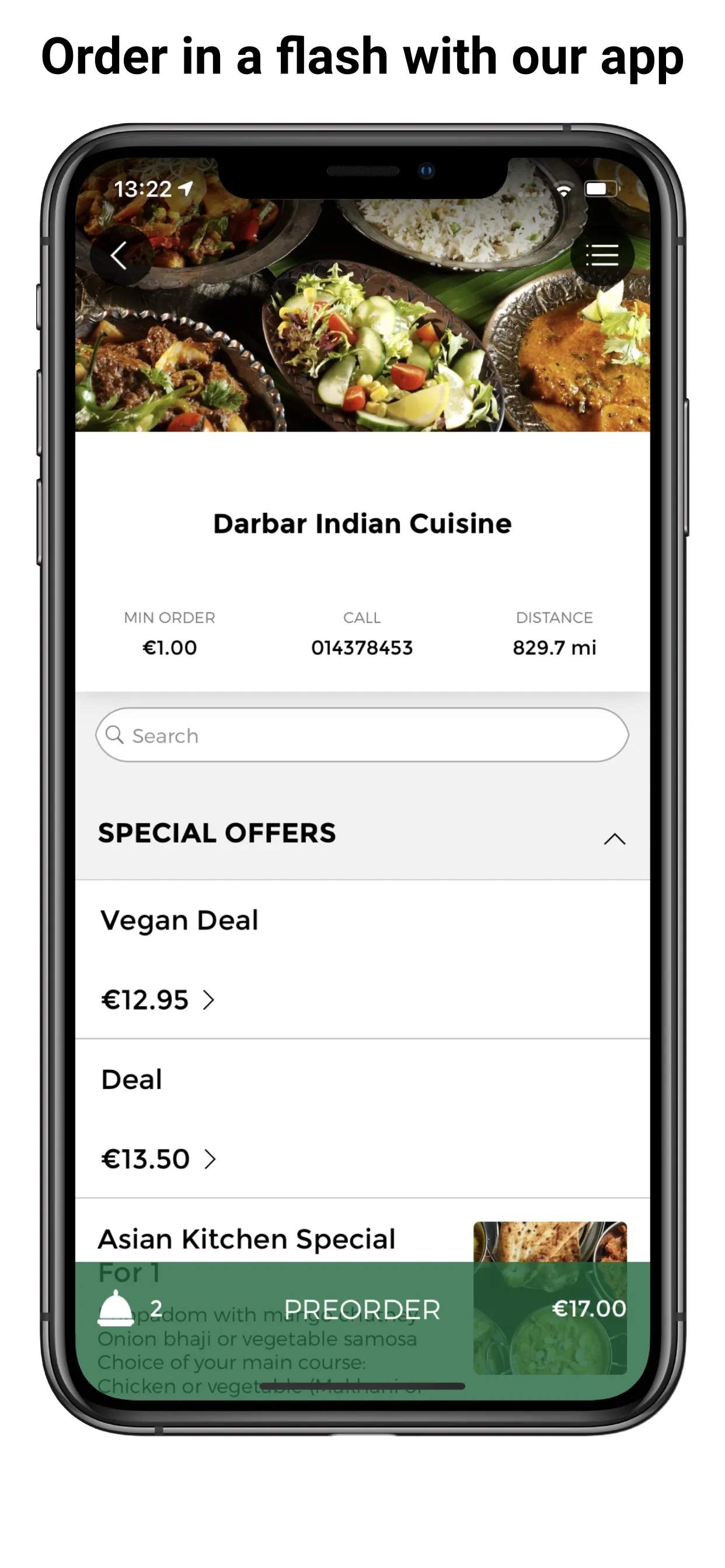 Darbar Indian Cuisine Dublin | Indus Appstore | Screenshot