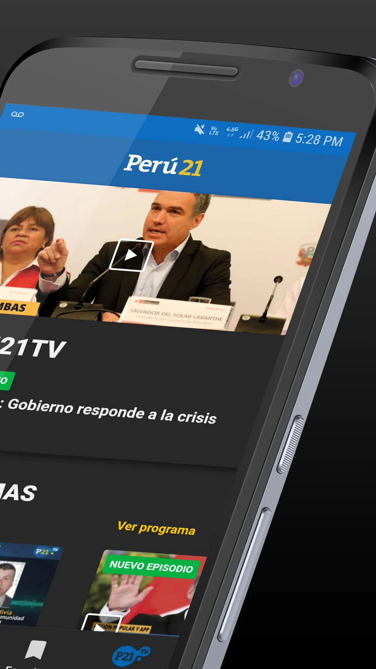 Perú21 | Indus Appstore | Screenshot