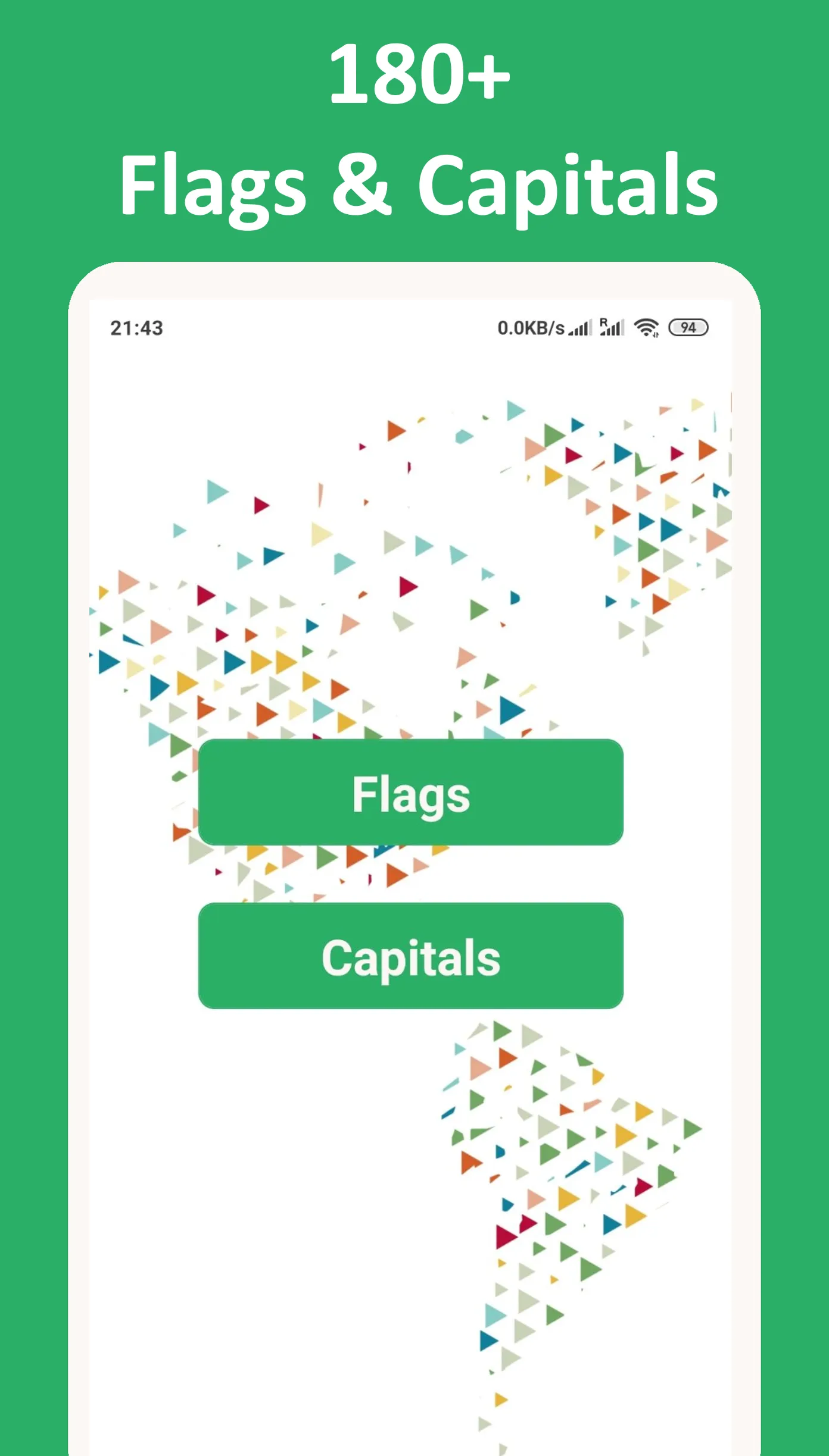 Flags & Capitals of the World | Indus Appstore | Screenshot