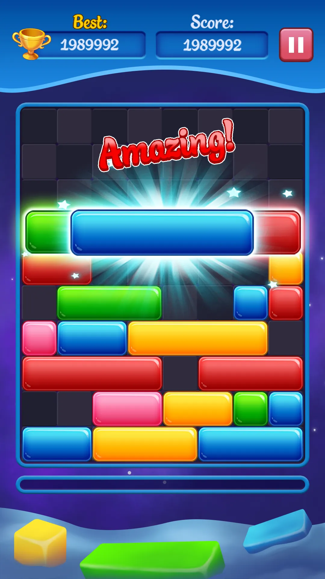 Jewel Drop Down Block Puzzle | Indus Appstore | Screenshot