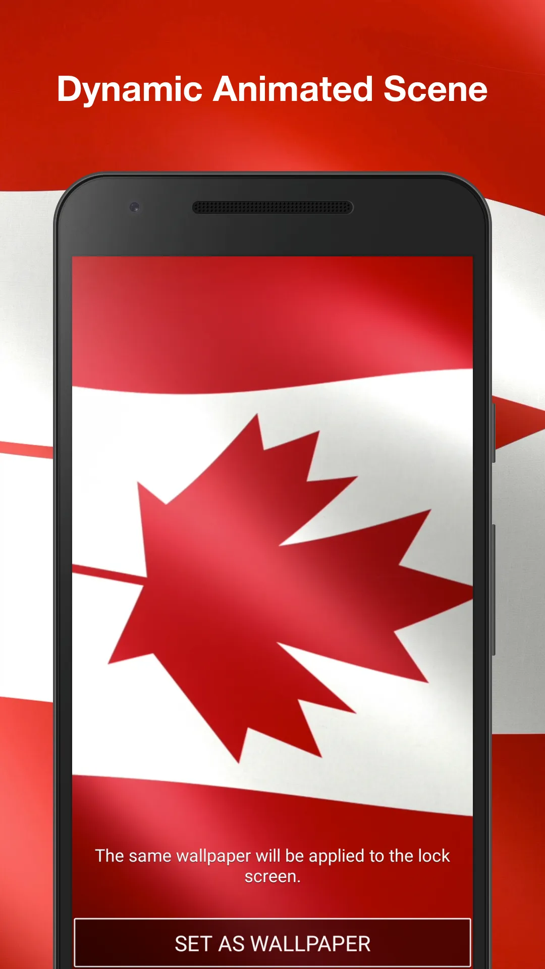 3d Canada Flag Live Wallpaper | Indus Appstore | Screenshot