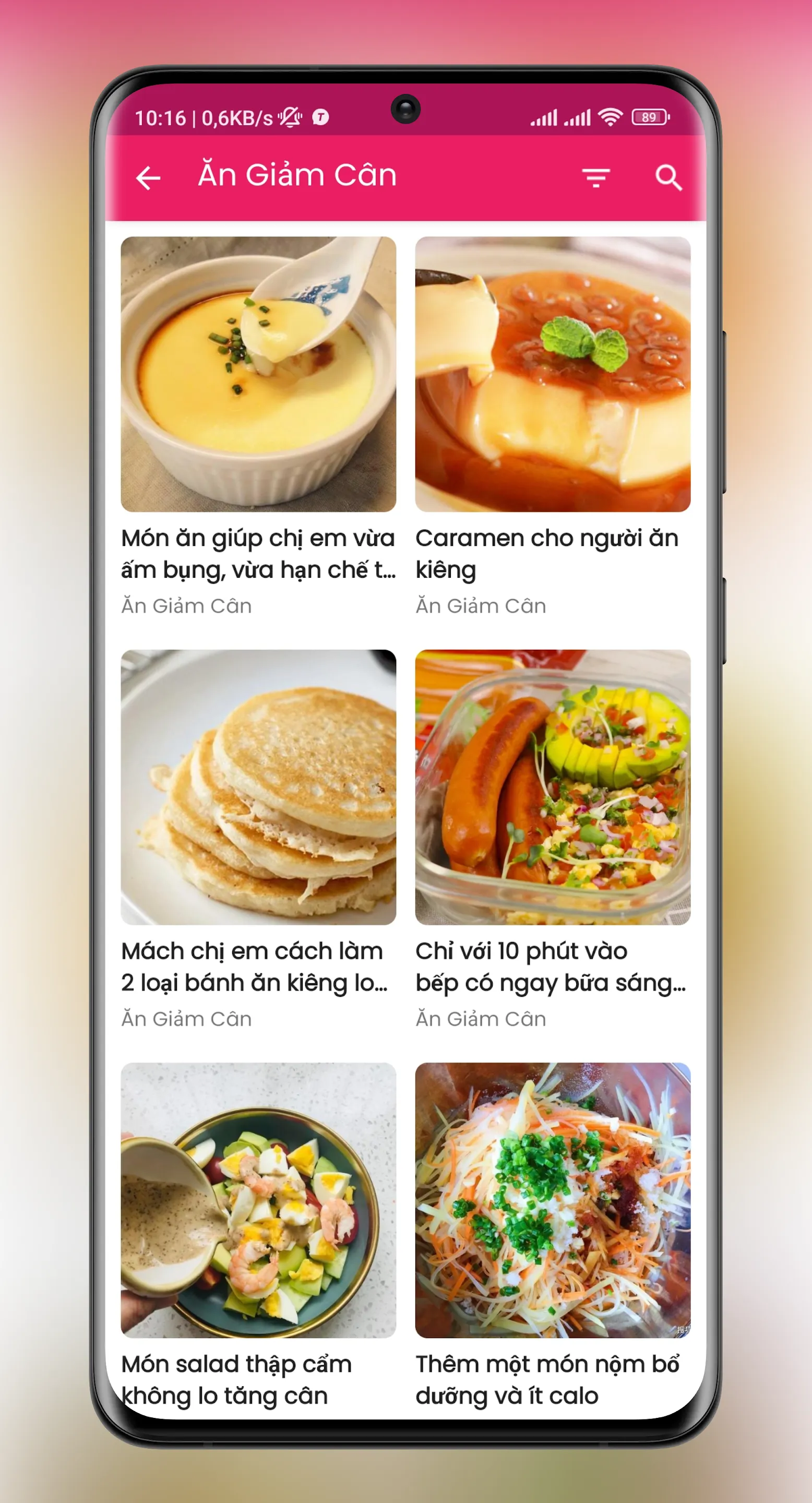 Thực đơn giảm cân eat clean | Indus Appstore | Screenshot