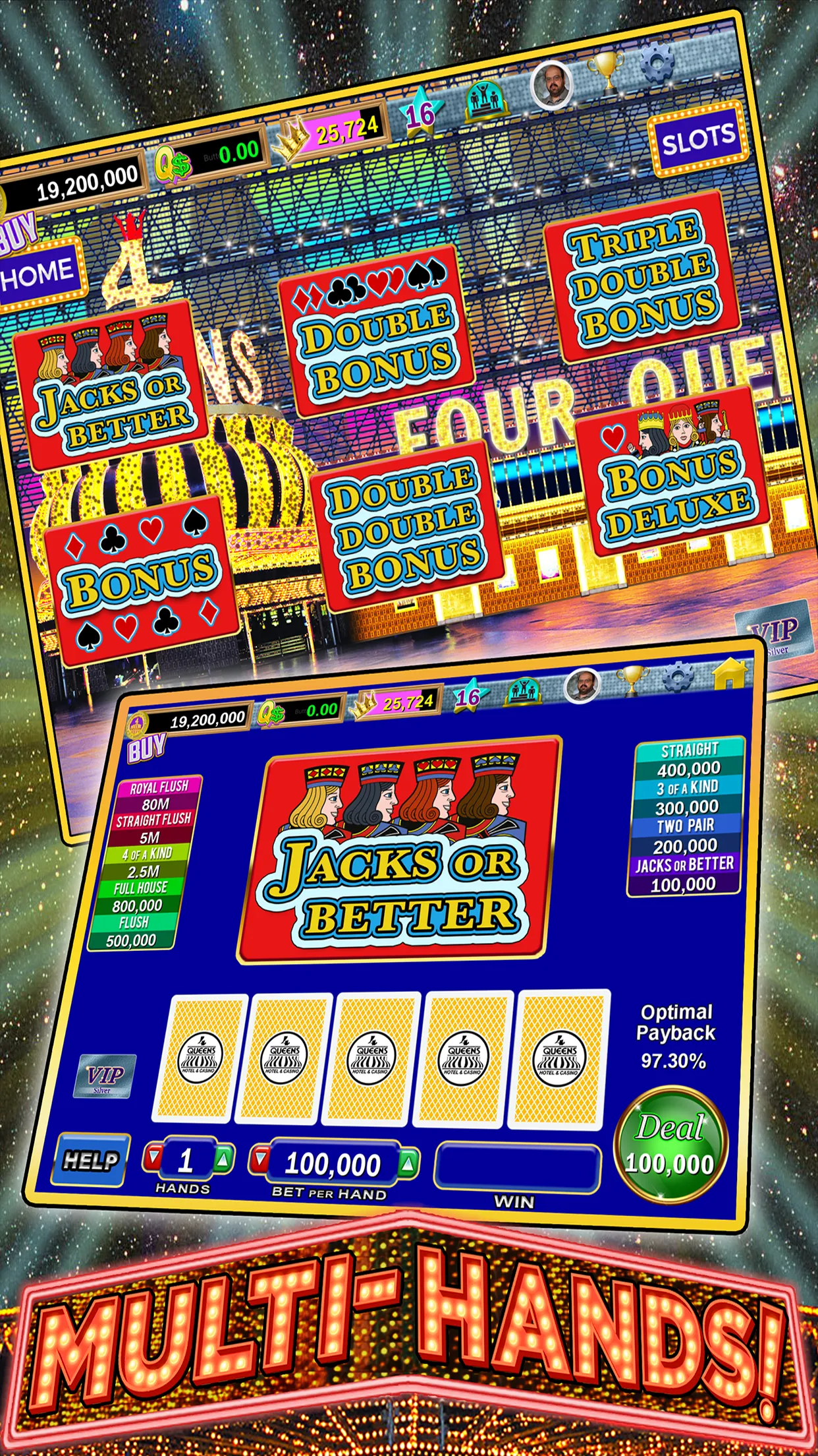 Four Queens Social Casino | Indus Appstore | Screenshot