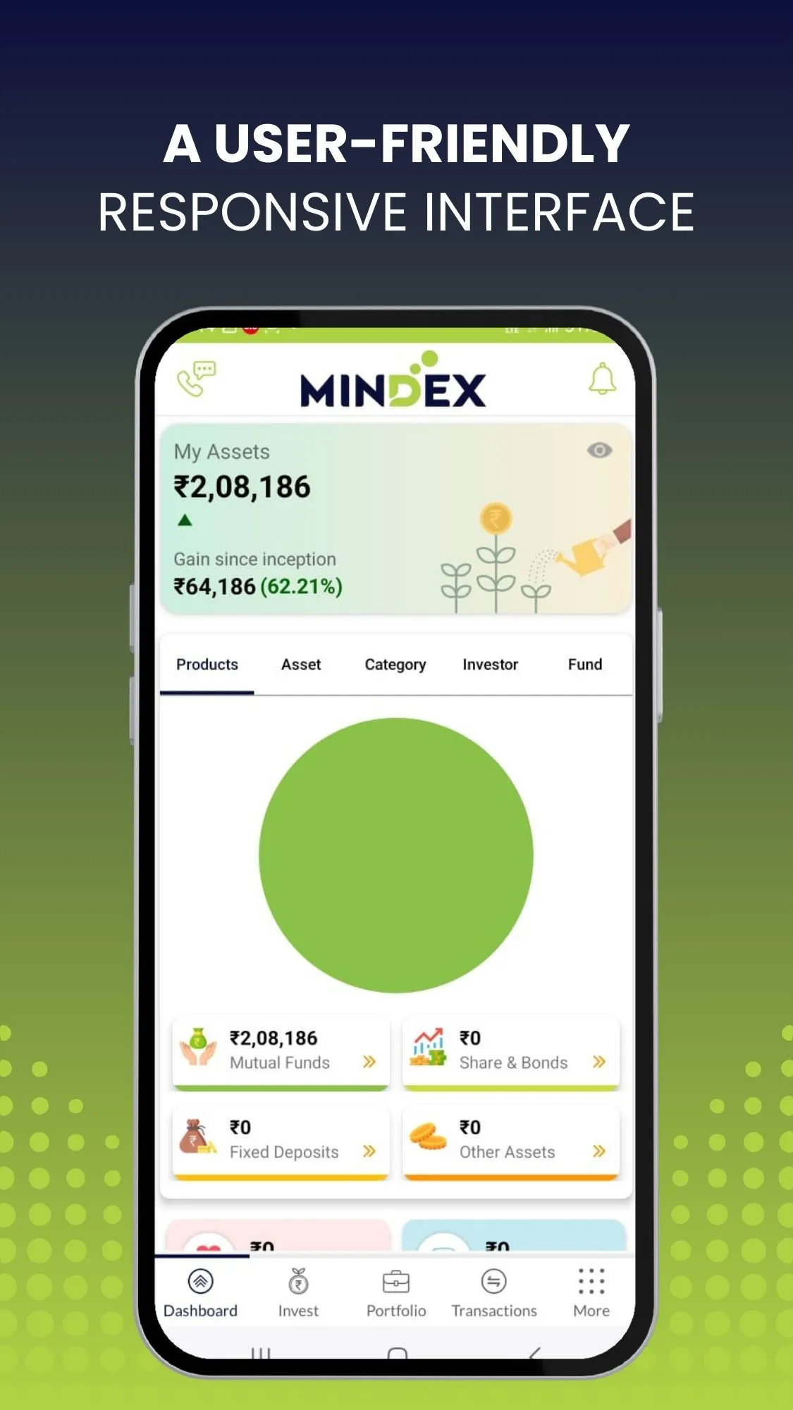 Mindex Nivesh | Indus Appstore | Screenshot