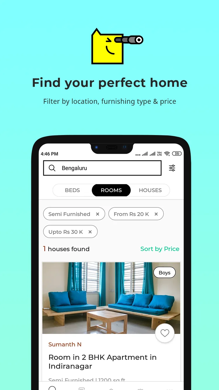 Nestaway-Rent a House/Room/Bed | Indus Appstore | Screenshot