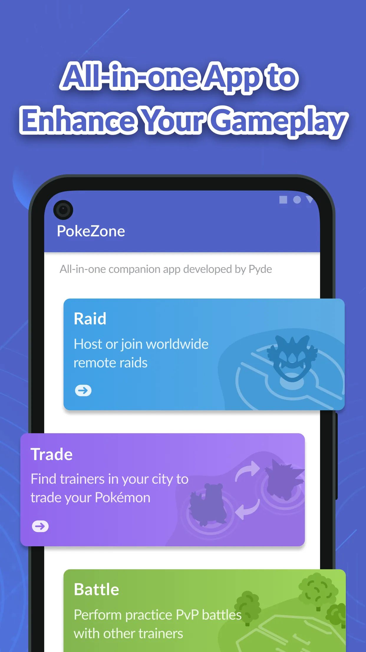 PokeZone - Raid, Friends, PvP | Indus Appstore | Screenshot