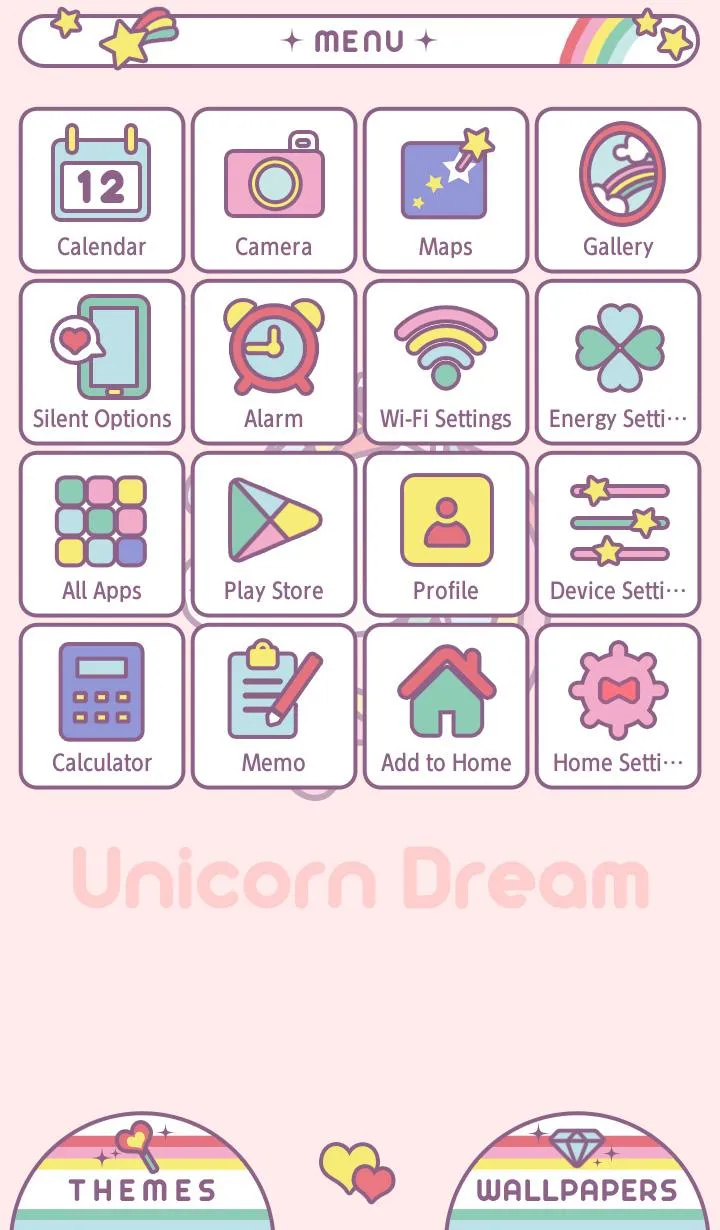 Unicorn Dream Theme | Indus Appstore | Screenshot