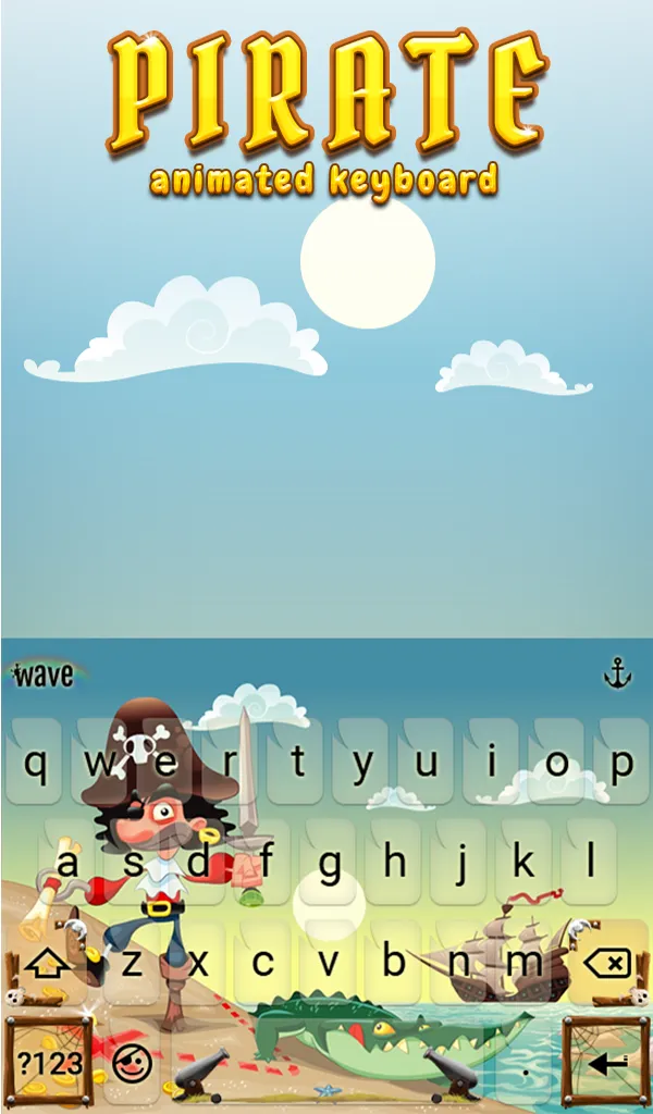 Pirate Animated Keyboard | Indus Appstore | Screenshot