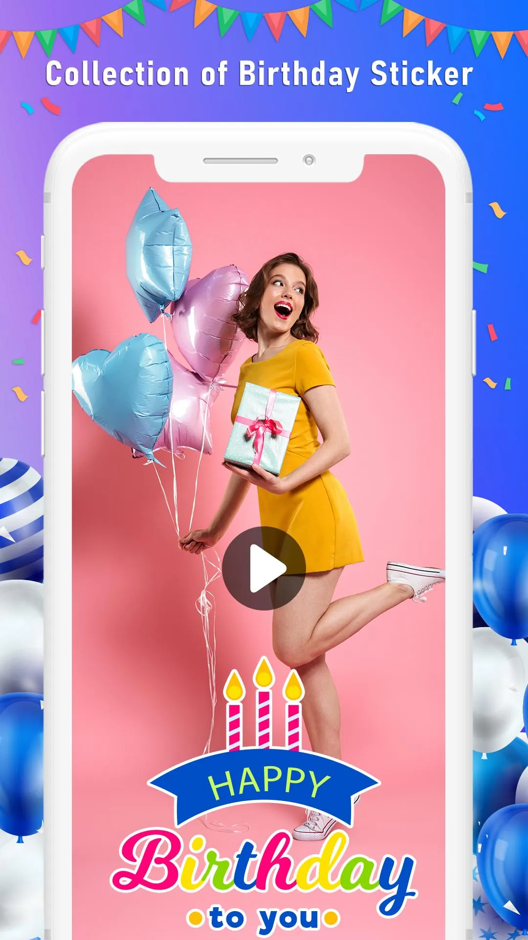 Birthday Video Maker with Song | Indus Appstore | Screenshot