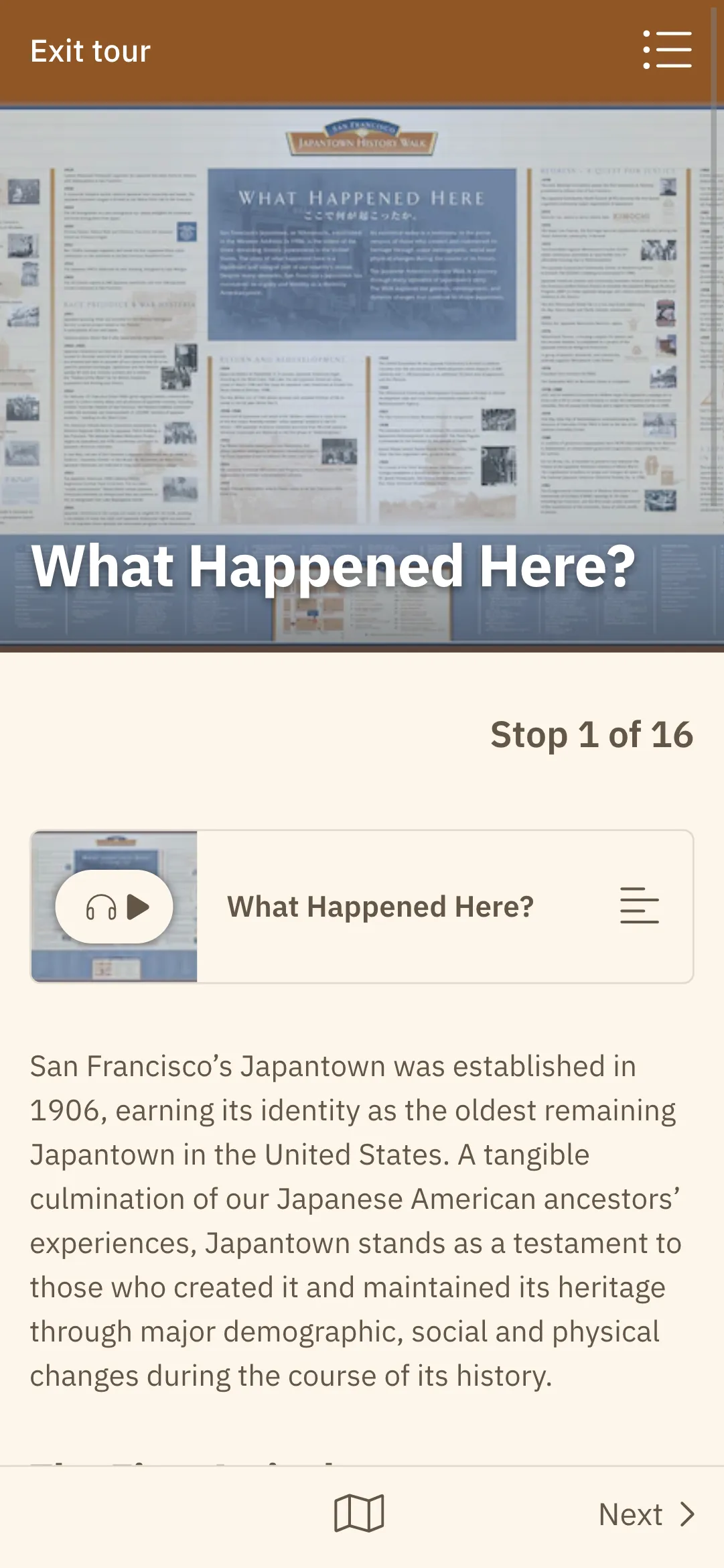 SF Japantown History Walk | Indus Appstore | Screenshot