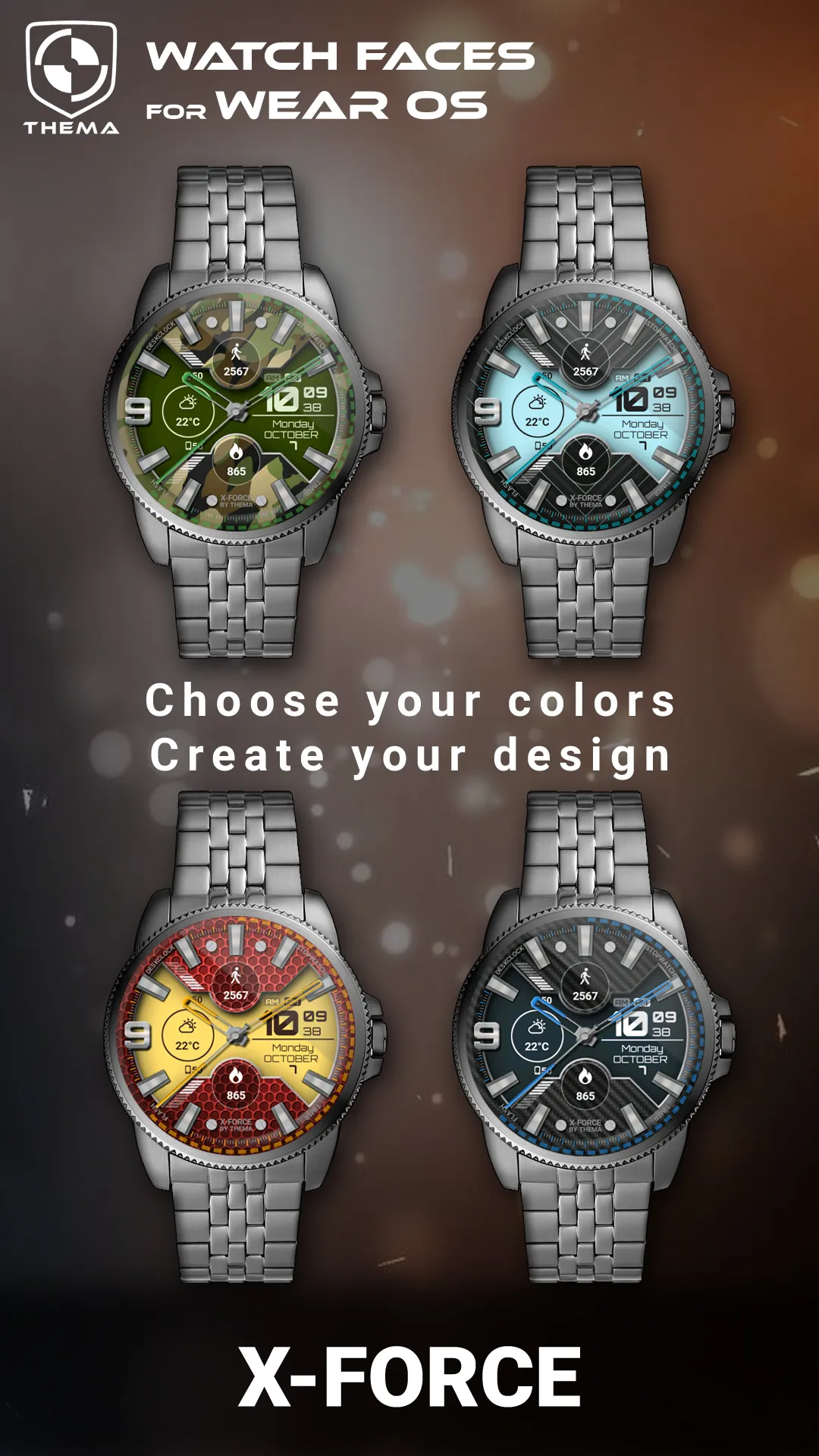 X-Force Watch Face | Indus Appstore | Screenshot