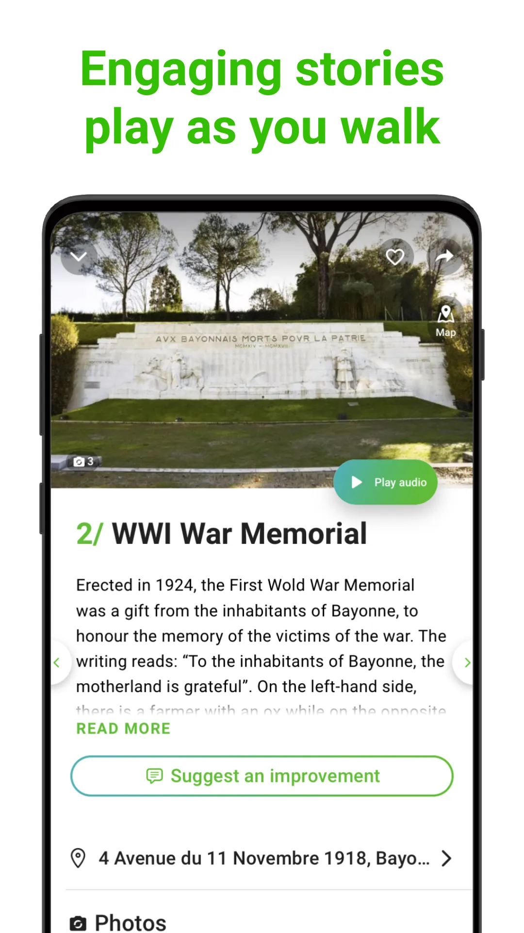 Bayonne Tour Guide:SmartGuide | Indus Appstore | Screenshot