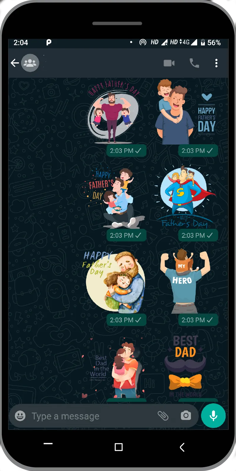 Father day - sticker, image | Indus Appstore | Screenshot