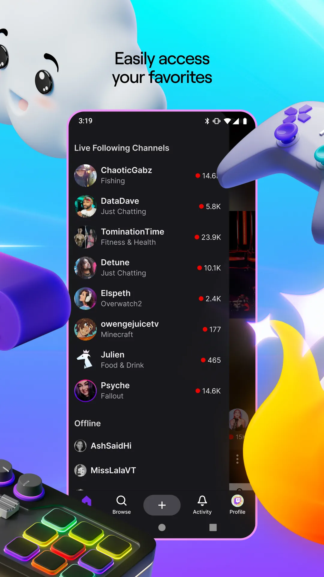 Twitch: Live Streaming | Indus Appstore | Screenshot