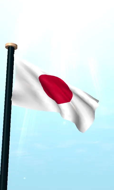 Japan Flag 3D Free Wallpaper | Indus Appstore | Screenshot